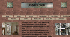Desktop Screenshot of oldironforge.com